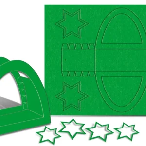 Laternenpackung ”Rundbogen” 5 Stk. Farbe: grasgrün Aktuell