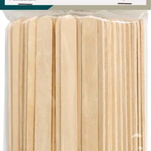 Holzstäbchen (Eisstäbchen) Natur 114 x 10 x 2 mm, 50 Stück Heute Kaufen
