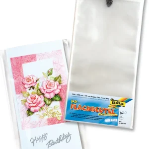 Flachbeutel aus pp-38µ 100 St. DIN LANG (125x225 mm) mit Klappe Finale Aktion