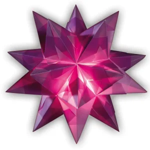 Preis Gesenkt Bascetta-Stern ”Transparentpapier” violett, 32 Blatt