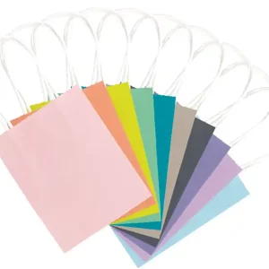 Papiertüten 20 Stück, 18x8x21 cm 110g/m², farbig sortiert Jetzt Kaufen