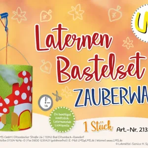 Laternen-Bastelset-Käseschachtel Zauberwald, 1 Stück Kostenloser Versand