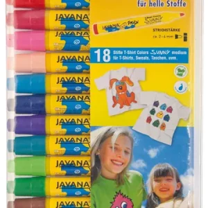 Stoffmalstifte texi mäx Sunny medium, 18 Stifte, farbig sort. Sofort Bestellen