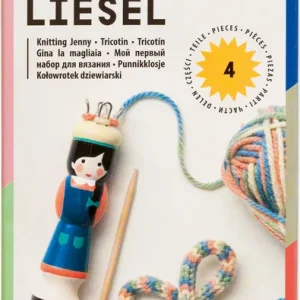 Strickliesel inkl. Wolle 25g Holz- und Sticknadel PP Jetzt Kaufen