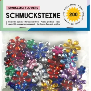 Direktkauf Schmucksteine 200 Stück Blumen