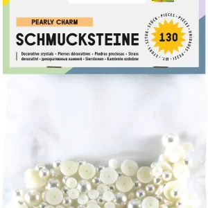 Schmucksteine 130 Stück Halbperlen Kracherpreis