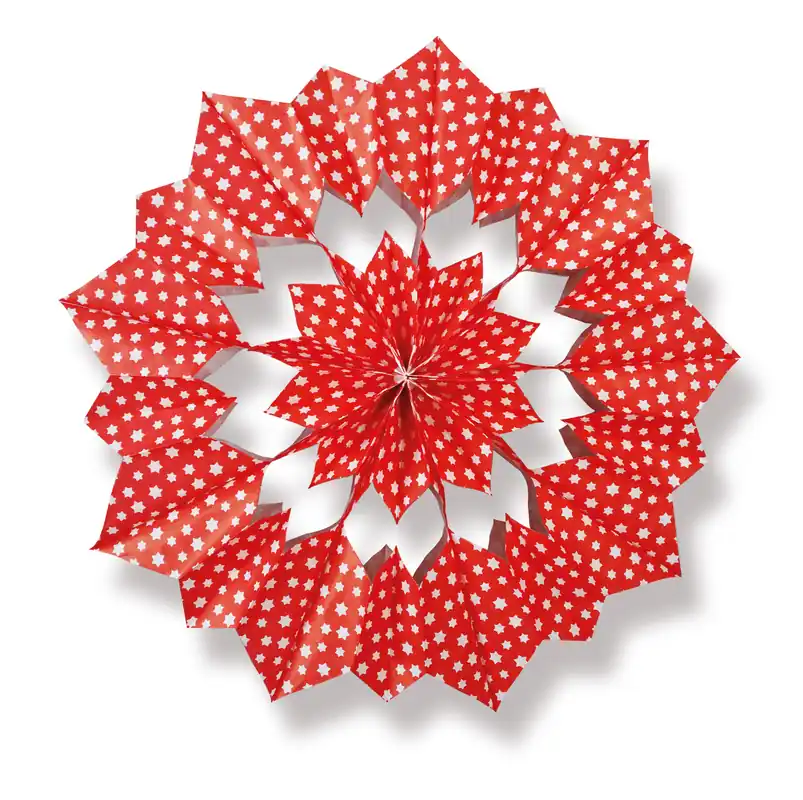 Großhandel Papiertütenstern ”Sterne” rot