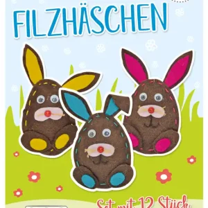 Filzhasen 12er-Set Super-Preis