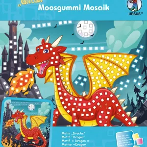 Moosgummi-Mosaik-Glitter ”Drachen” Top-Seller