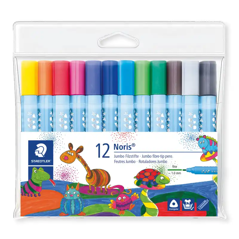 Staedtler Jumbo Filzstifte 12 Stk. Geprüft