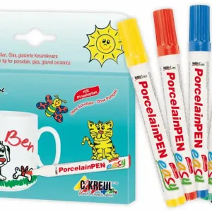 Porzellanmaler Stifte-Set mit 5 Stiften, Pinselspitze Mengenrabatt