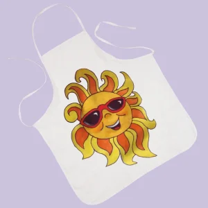 Küchenschürze ohne Taschen weiß Preisknaller