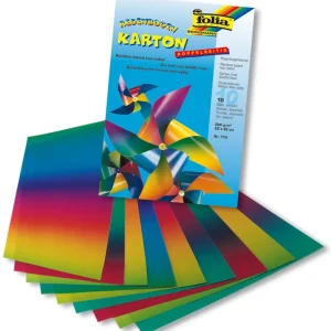 Regenbogen-Tonkarton 23x33 cm, 10 Blatt Gratis Versand