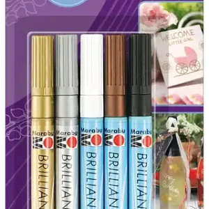 Brillant Painter Deluxe-Set je 1xGold,Silber,Kupfer,Schwarz,wei Mengenrabatt