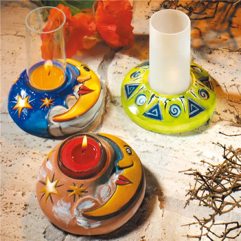 Gießform ”Kerzenhalter” 2 Motive ca. 11cm Meistverkauft