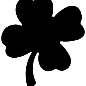 Motiv-Locher groß Kleeblatt 25mm Letzte Chance