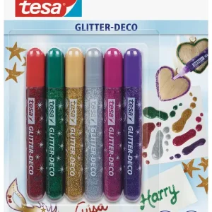 Sichere Zahlung tesa Glitzerkleber 6x10g, sortiert