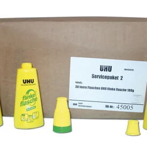 Markenware Leerflaschen UHU 30 Stück für 100 g Klebstoff