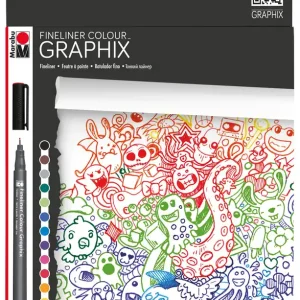 Fineliner Colour Graphix Doodle Supreme 12 Stifte Expressversand