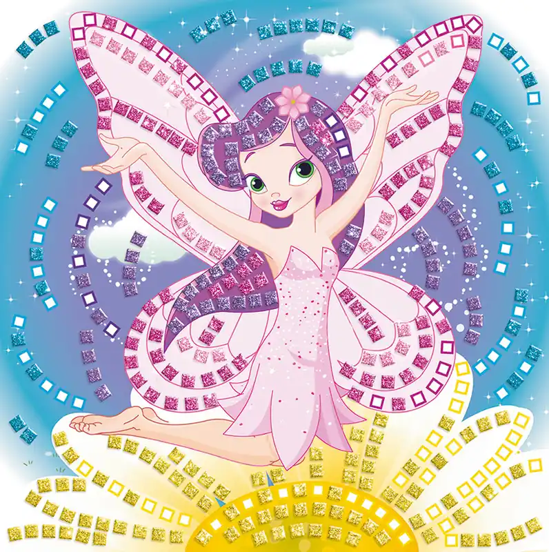 Jetzt Bestellen Moosgummi-Mosaik-Glitter ”Elfe”