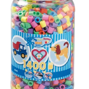 Bügelperlen Maxi Pastell Hama Dose mit ca. 1400 Stück Begrenztes Angebot