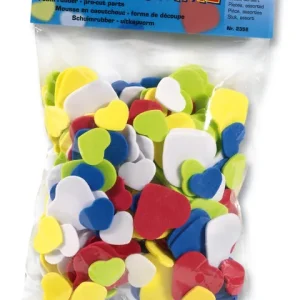 Moosgummi - Herzen, 200 Teile, sortiert, 2mm Wochenendangebot