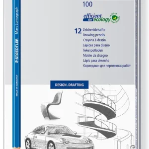 Sonderaktion Staedtler Mars Lumograph Bleistift 12er Metalletui,mittlere Härtegrade
