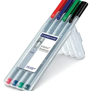 Heute Kaufen Triplus Fineliner Box mit 4 Stiften