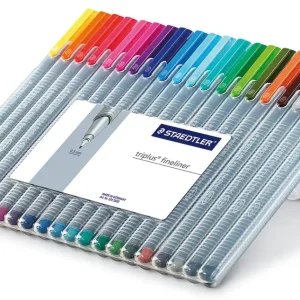 Echt Triplus Fineliner Box mit 20 Stiften