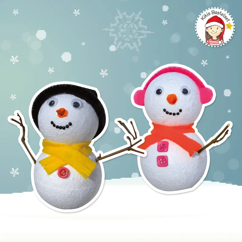 Bastel-Set Schneemänner, 10 Stück Top-Angebot