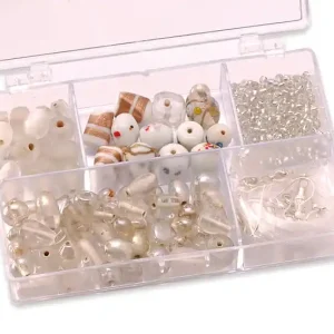 Glasperlen-Sortimentbox ca. 80g Abverkauf