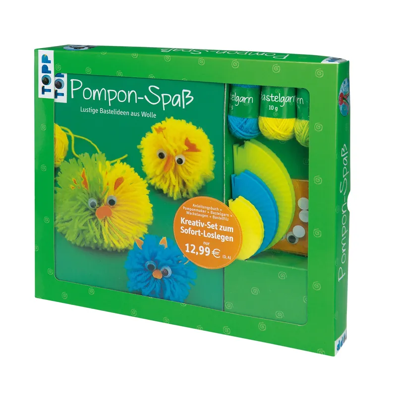 Preisknaller Kreativ-Set Pompon-Spaß