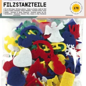 Filzstanzteile Weihnachtsmotive 170 Teile Garantierte Lieferung