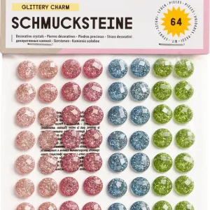 Deko-Schmucksteine, Sugar selbstklebend, 64 Stück, sortiert Sale