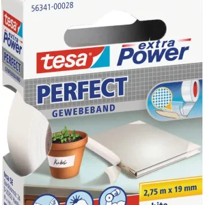 Heute Kaufen tesa Extra Power Gewebeband, weiß 2,75m x 19mm