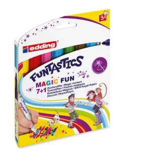 Sonderangebot Edding 13 FUNTASTICS Set (7 Stifte+ 1 Zauberstift)