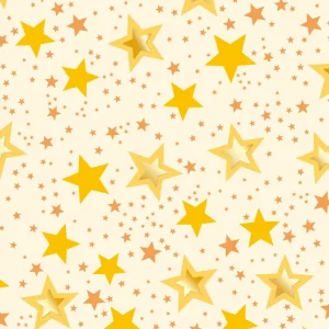 Kracherpreis Transparentpapier Sternchen gelb/gold, DIN A4, 10 Bogen,115g/m²