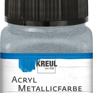 Gratis Versand Acryl Metallicfarbe silber 20ml