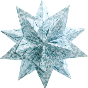 Bascetta-Stern ”Sterngrafik” eisblau 90g/m² Mengenrabatt
