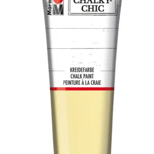 Hochwertig Chalky-Chic Kreidefarbe 100 ml Zartgelb