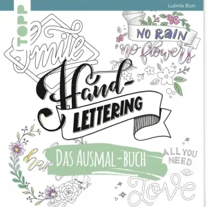 Handlettering - Das Ausmal-Buch Schneller Versand