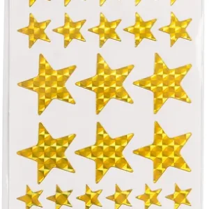 Holo-Sticker 102 Stk. gold/silber Top-Qualität