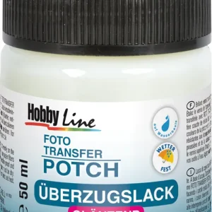 Hobby Line Foto Transfer Potch Überzugslack, glänzend 50 ml Garantierte Lieferung