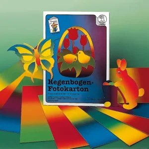 Online Kaufen Regenbogen-Fotokarton sortiert 22,5 x 32,5 cm, 10 Bogen