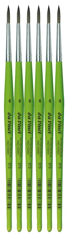 Pinselset - 6 Pinsel rund St. 4 Schneller Versand