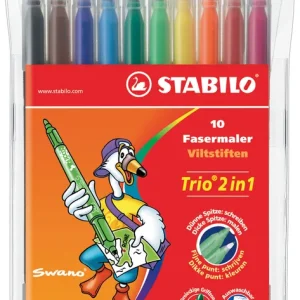 Top-Seller STABILO Trio 2 in 1 Etui mit 10 Stiften