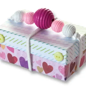 Preisknaller Holzperlen rund, sortiert 84 Teile, inkl. 2 Schnüre à 85cm