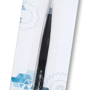 Weltweiter Versand Pinzette, 135 mm, spitz Edelstahl, schwarz beschichtet