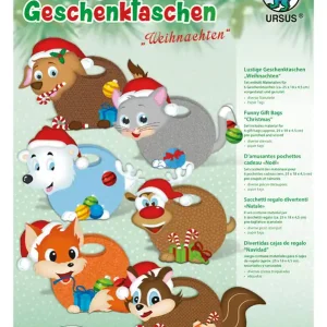 Lustige Geschenktaschen 6 Stück ”Weihnachten” Heute Kaufen
