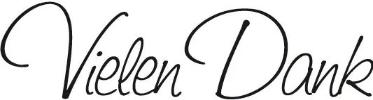 Motivstempel ”Vielen Dank” Motivgröße: 65x43mm Sonderaktion